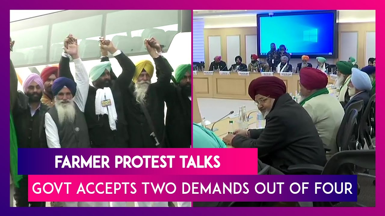 Farmer Protest Talks: Government Accepts Two Demands Of Farmers Out Of Four, Next Meeting On Jan 4