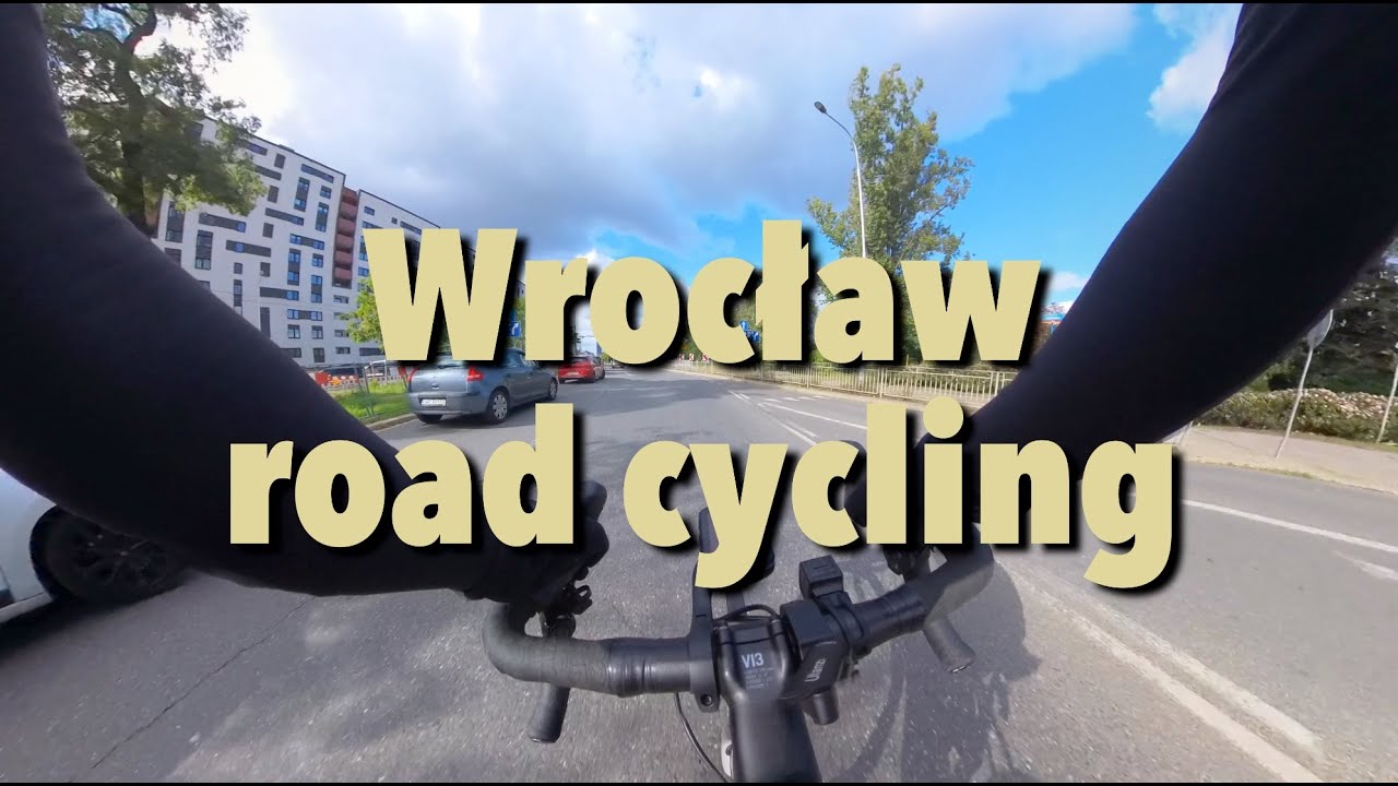 City road cycling in Wrocław, Poland