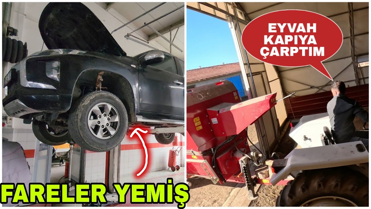 BU KADAR DA OLMAZ !! ARABAYI FARELER YEMİŞ~KAPIYA FENA ÇARPTIM~KÖTÜ OLDU !!