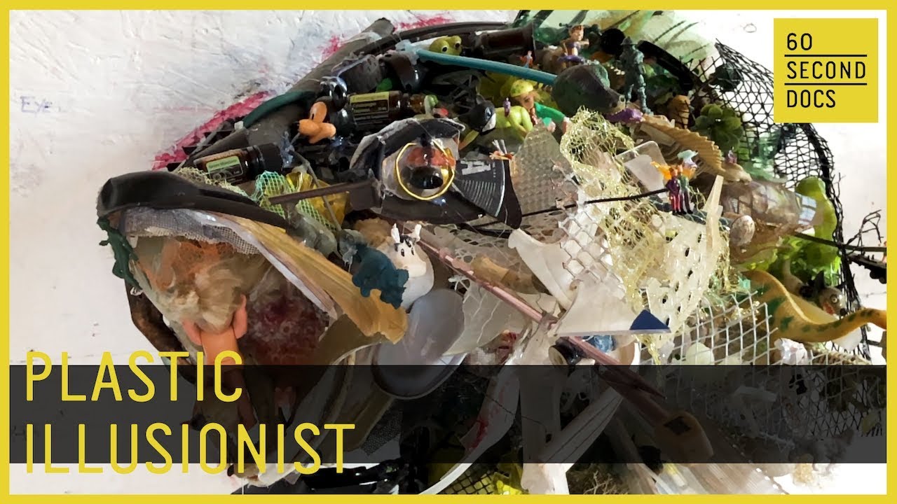 Artist Recycles Waste Into Plastic Sculpture Illusions