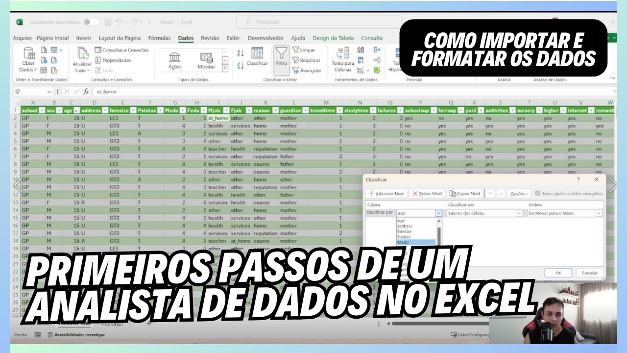 Excel Básico para Análise de Dados