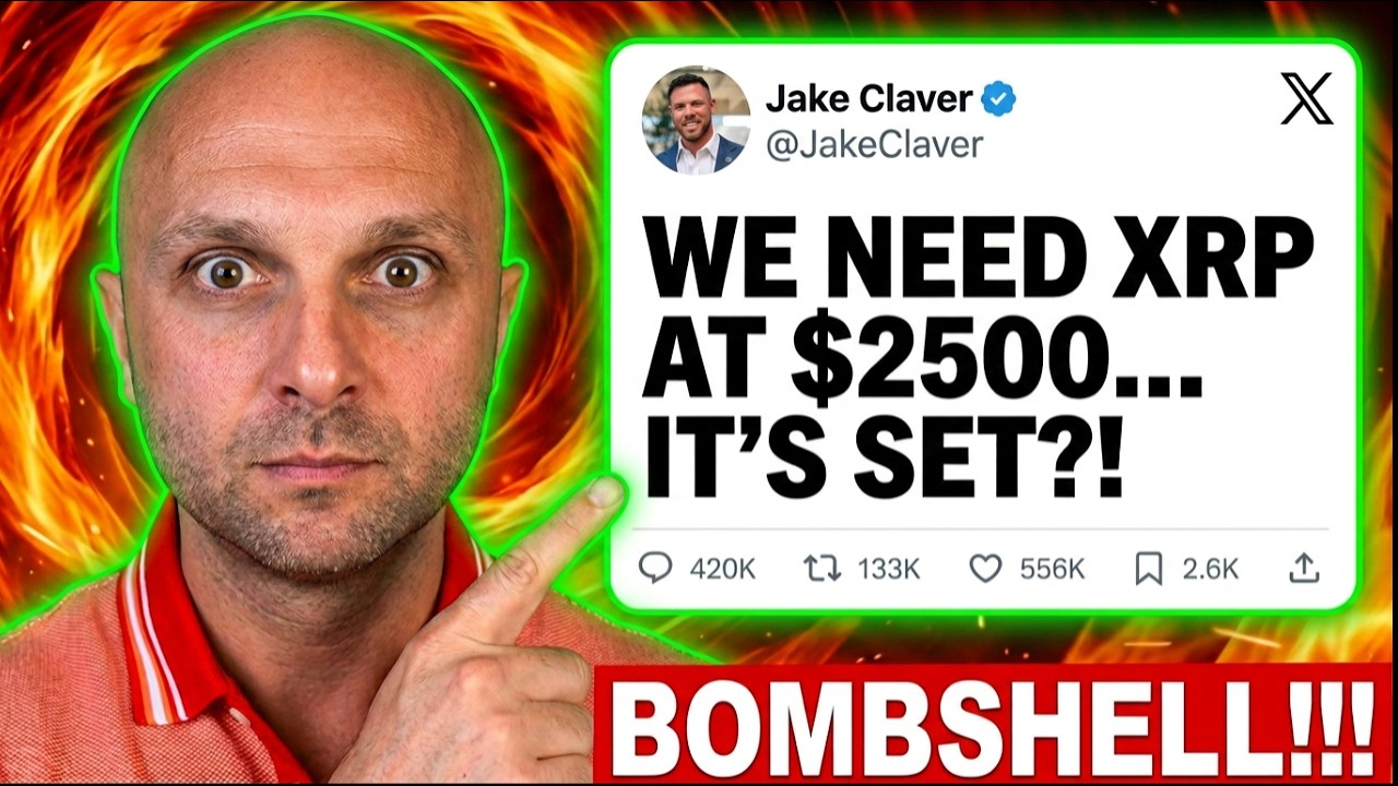 ДЖЕЙК КЛЕЙВЕР ТОЛЬКО ЧТО ВЗОРВАЛ СЕТЬ ГРОМКИМ ЗАЯВЛЕНИЕМ О ЦЕНЕ XRP!!!!