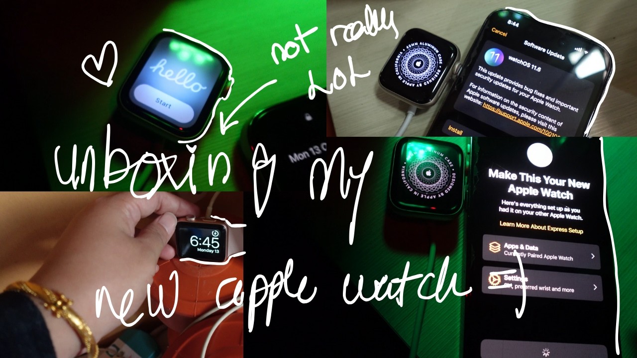 Waking up after unboxing my new Apple Watch SE 2nd generation