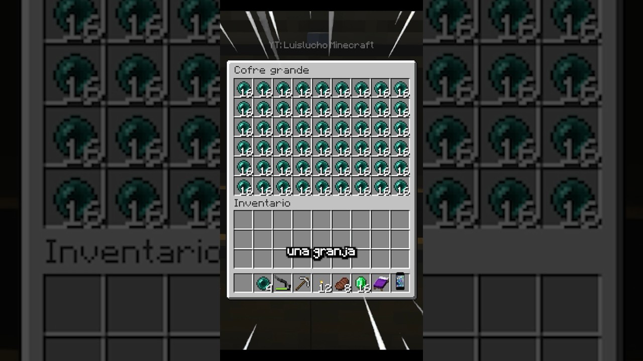 Un Aldeano del minecraft hizo una granja de Enderpearls