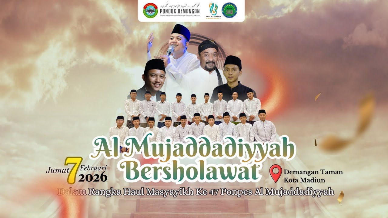 Al Mujaddadiyyah Bersholawat dalam rangka Pra Haul Masyayikh ke 47