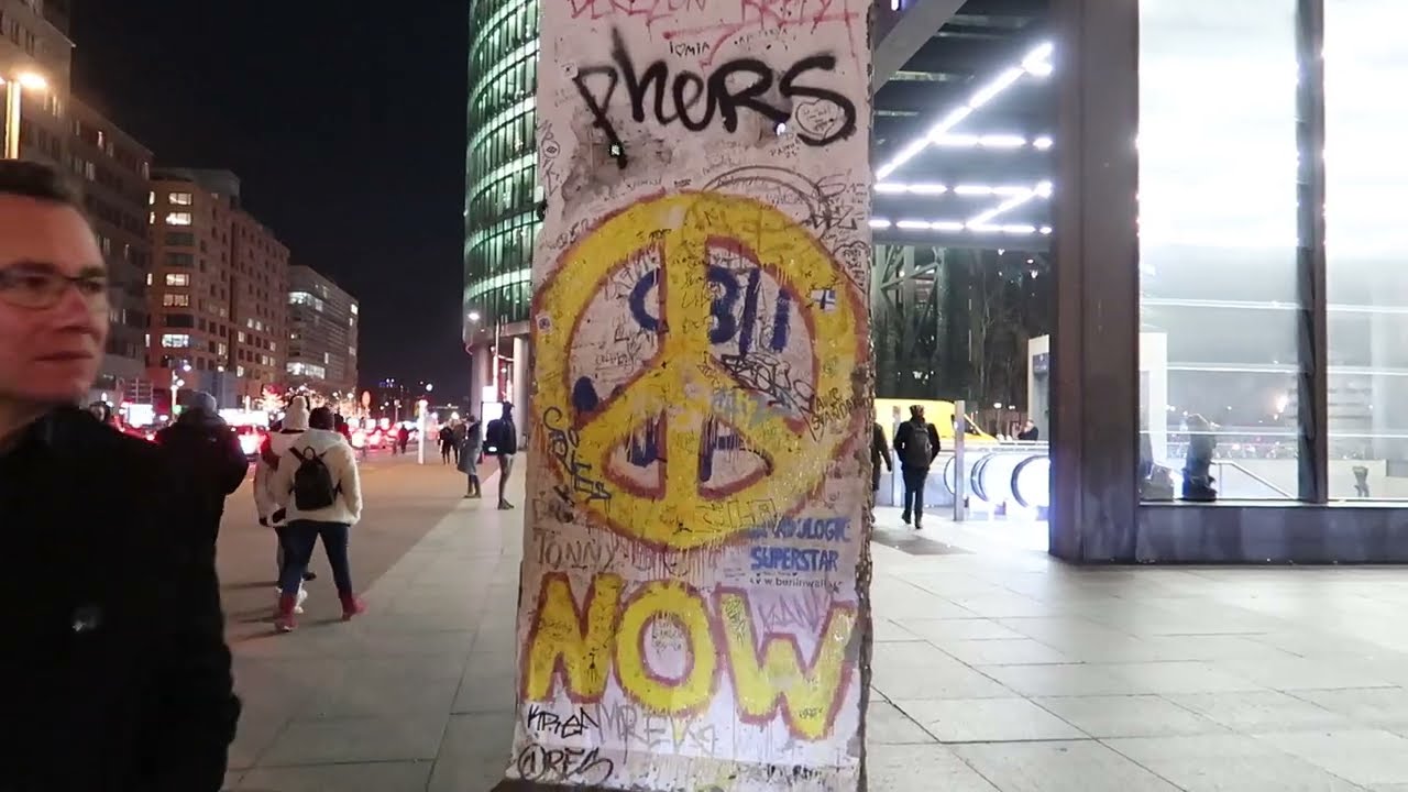 Walking Around at Potsdamer Platz in Berlin at Night