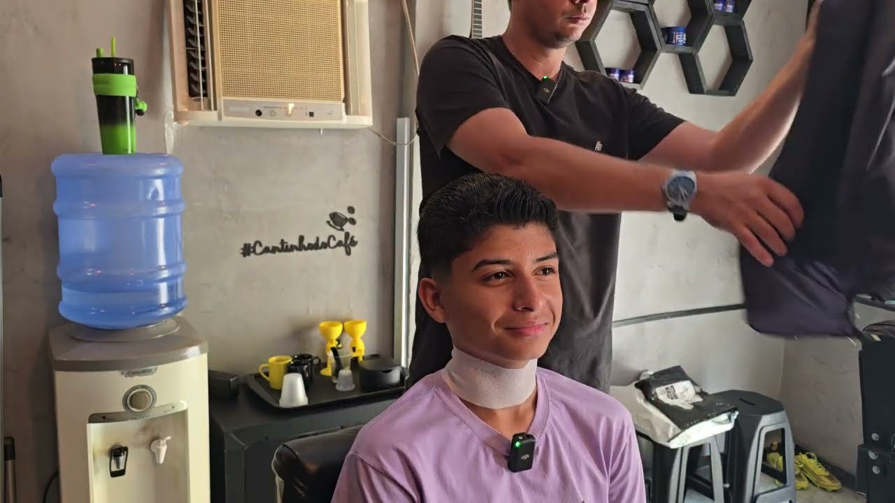 ASMR ATENDIMENTO REAL NA BARBEARIA | SONS PARA RELAXAR 