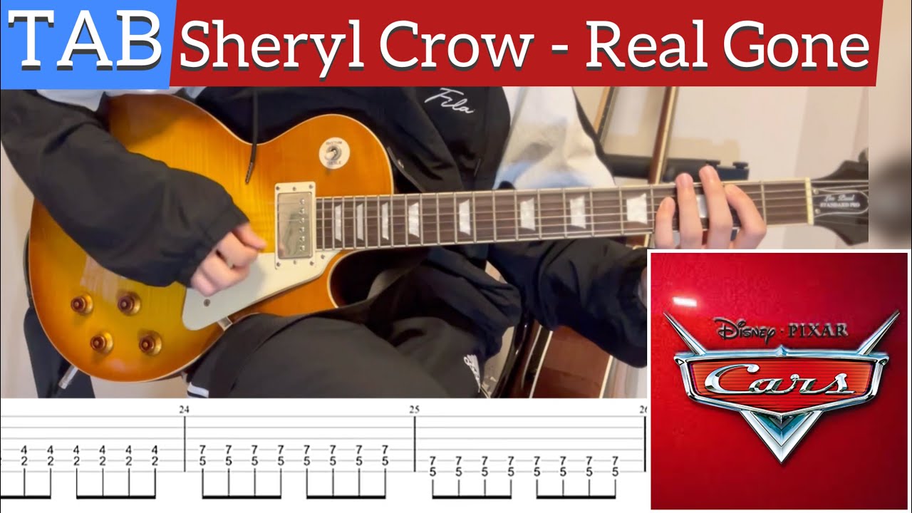 【TAB】『Real Gone』Sheryl Crow を弾いてみました by nanashi