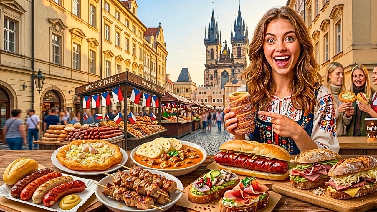 Хотите открыть для себя РЕДКИЕ блюда уличной кухни в Праге?