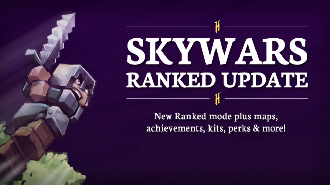 Minecraft: RANKED SKYWARS! (Hypixel SkyWars)