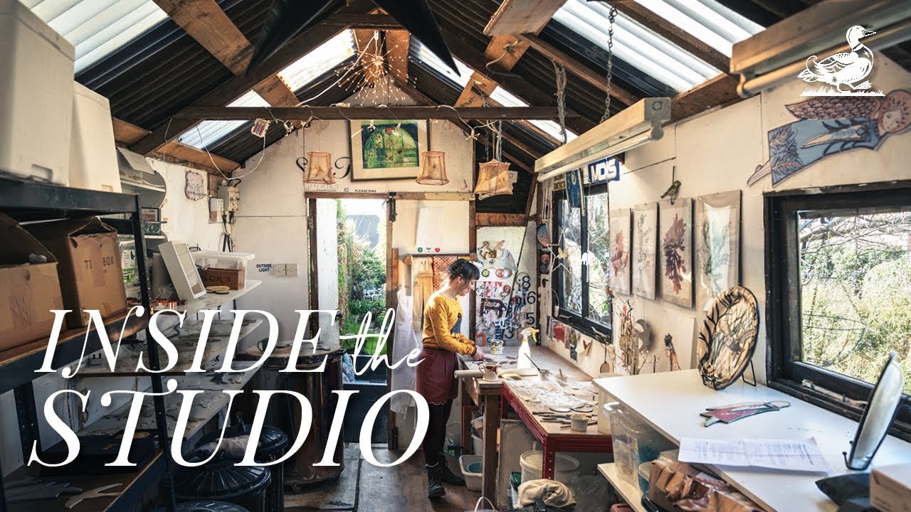 Meet the ceramicist making folky decorations in her garden studio  | Country Living UK