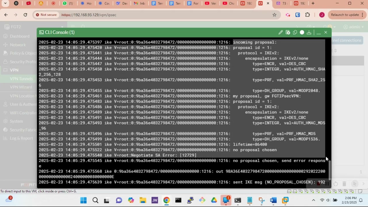 Troubleshooting Site-to-Site IPsec VPN on FortiGate