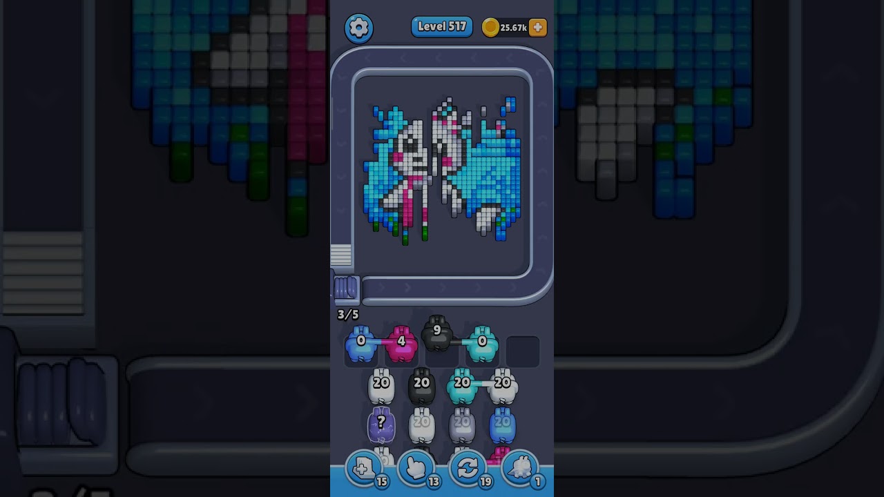 Pixel Flow — level 517