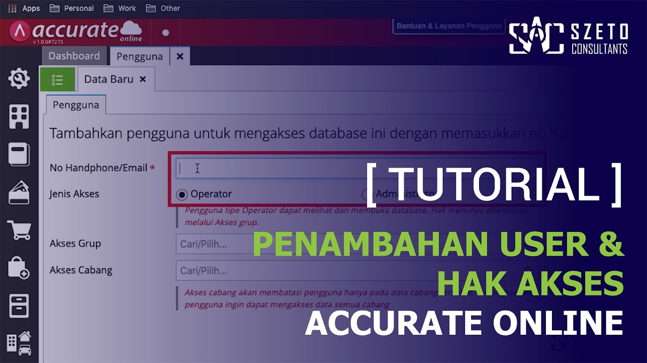 Cara Mudah Penambahan User dan Ubah Hak Akses di Accurate Online