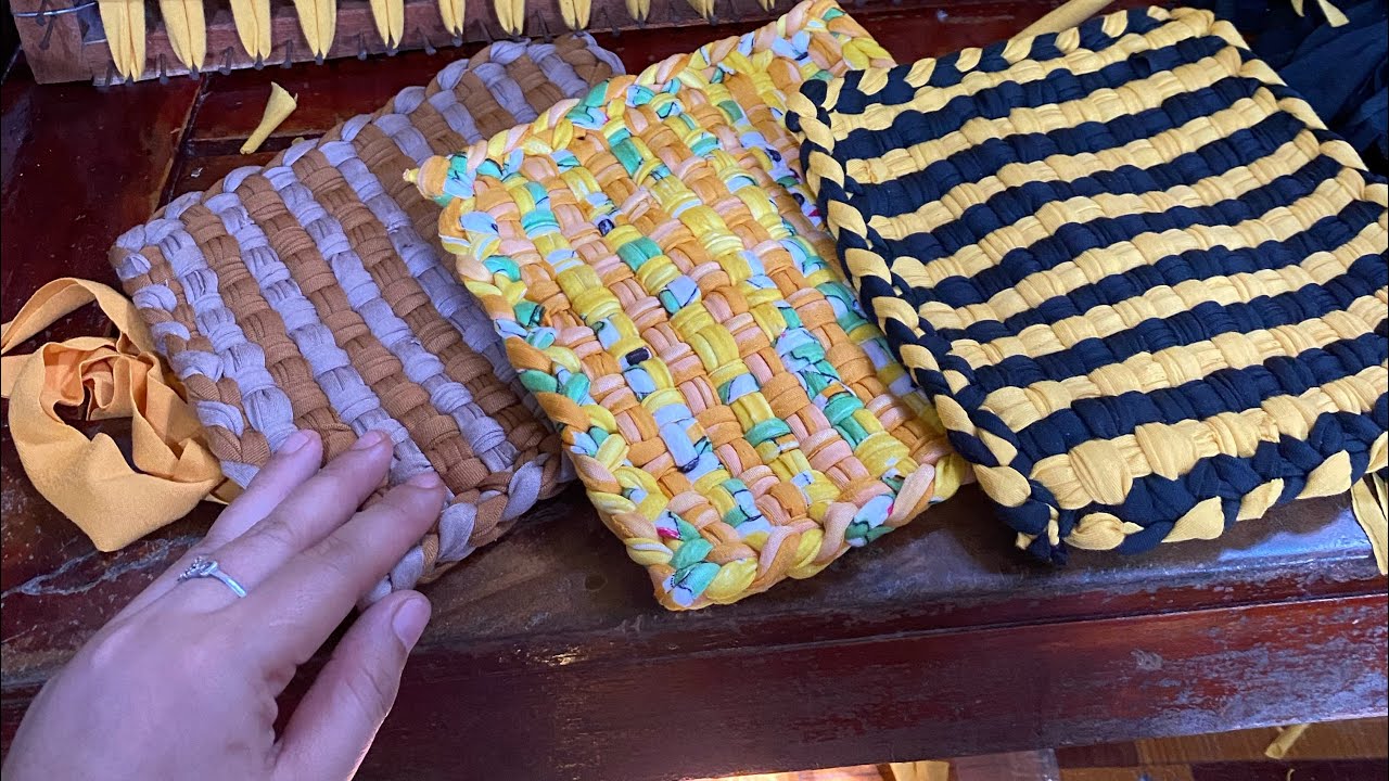 full tutorial sa paggawa ng potholder‼️#shortsviral #doormatdesign #rugmaking 
