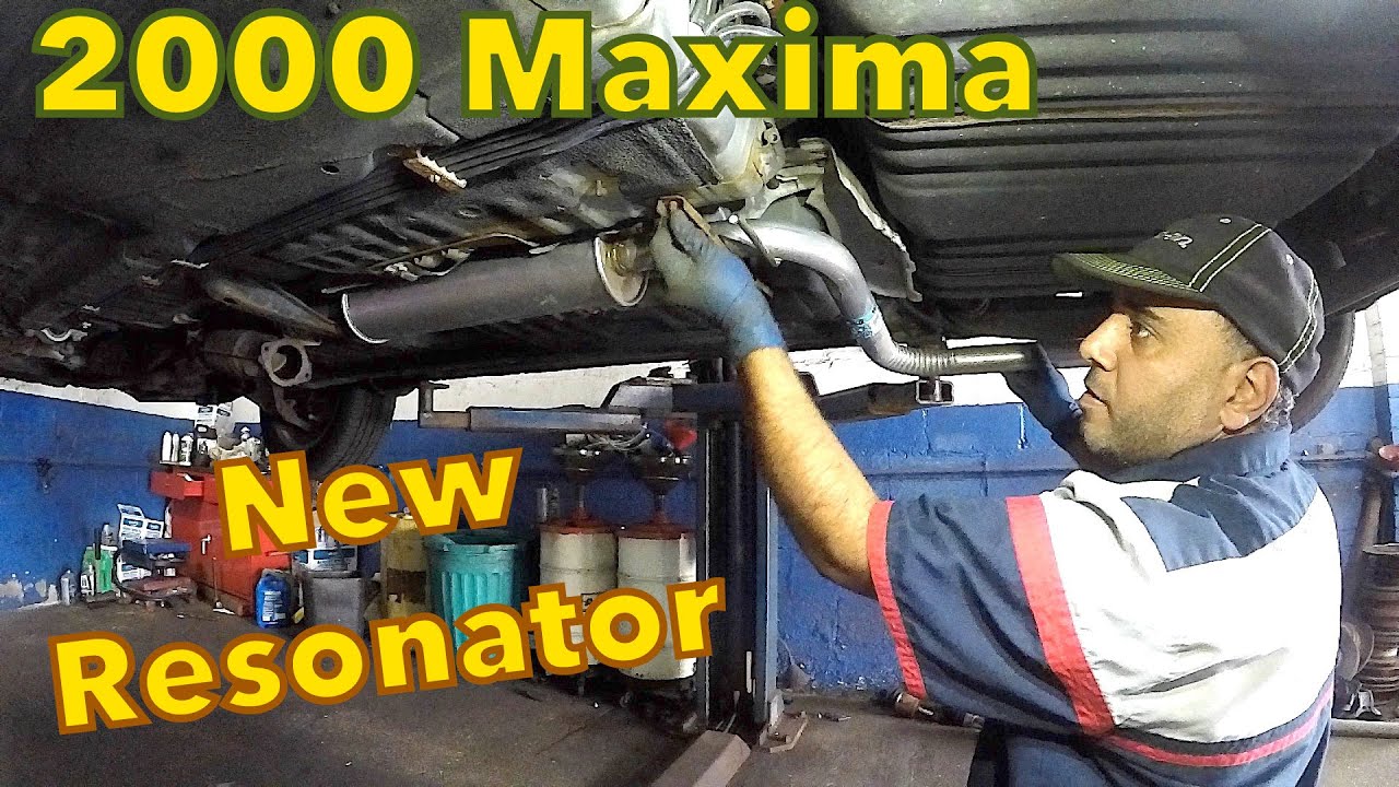 2000 Nissan Maxima resonator replace loud muffler noise FIXED save $400 (DIY)
