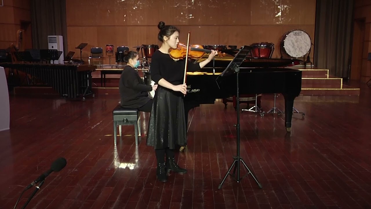 Beethoven   sonate pour violon et piano en Re majeur 1er mouvement-Wang Yihan