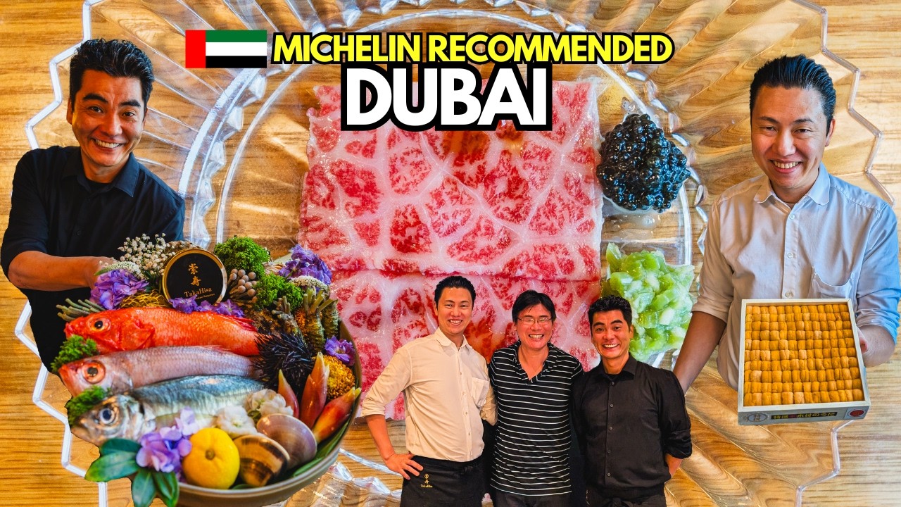 Michelin Rated SUSHI & KOBE BEEF Omakase in Dubai - TakaHisa Japanese Restaurant