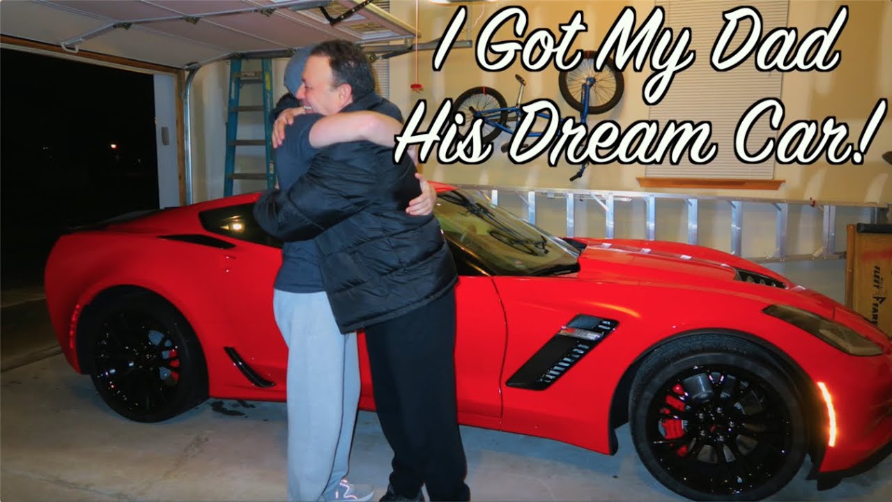 I BOUGHT MY DAD HIS DREAM CAR! - CORVETTE Z06 (2016) Super Car - Reaction Video