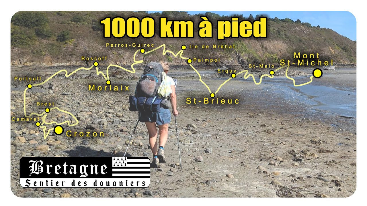 Sentier des douaniers - Du Mont St-Michel &agrave; Crozon