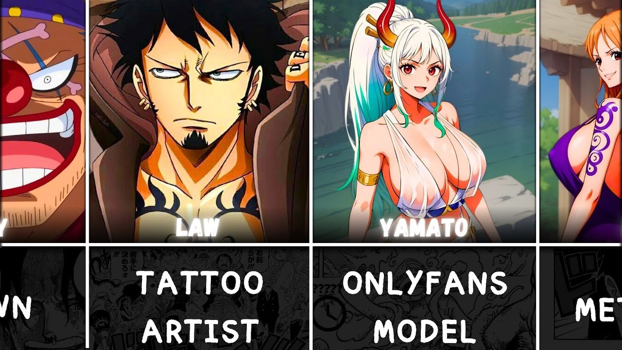 One Piece Characters Job In Modern World