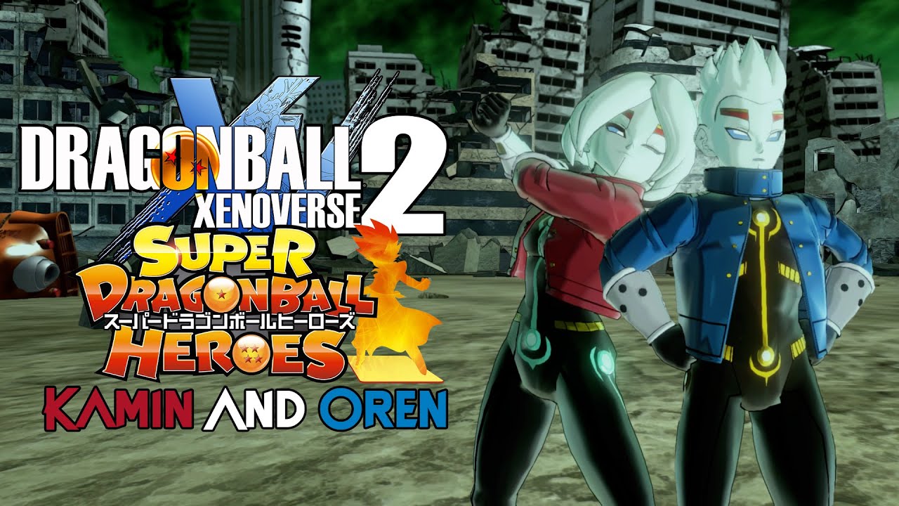 Kamin And Oren (Super Dragon Ball Heroes) - Dragon Ball Xenoverse 2 [MOD][1080P][60FPS]