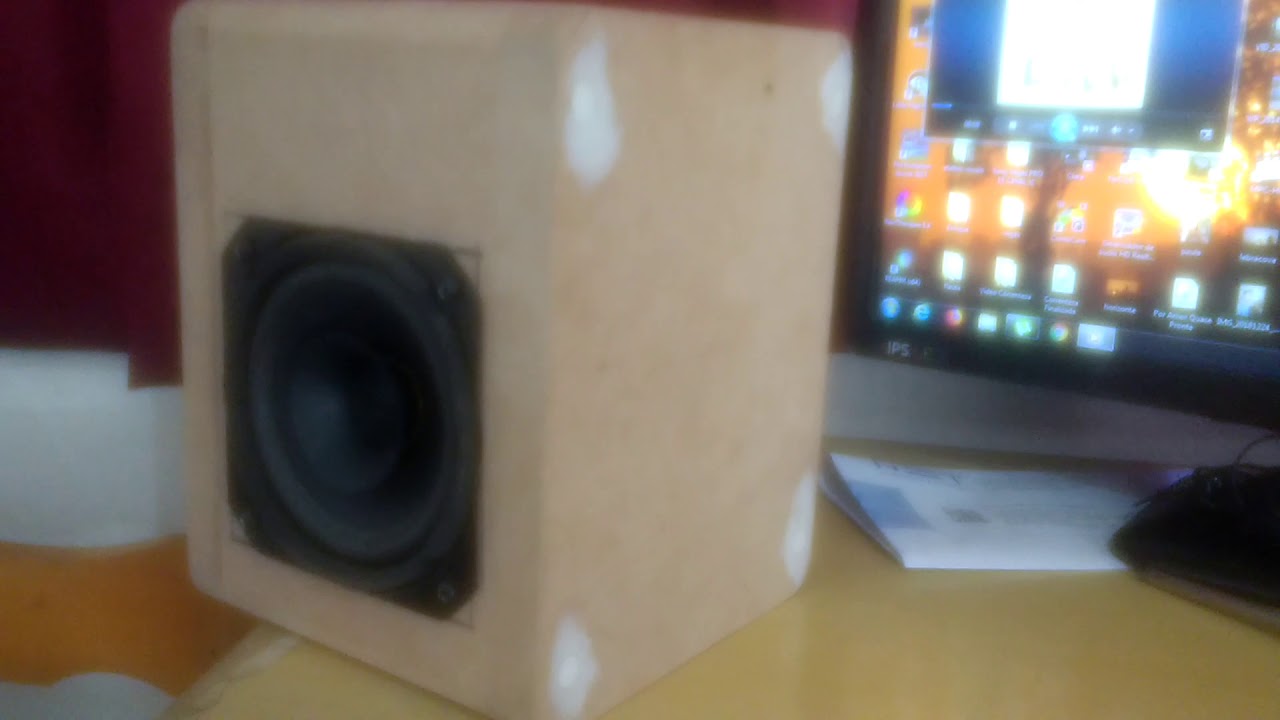 Auto falante QVS 4 polegadas 80 watts RMS . Full range.