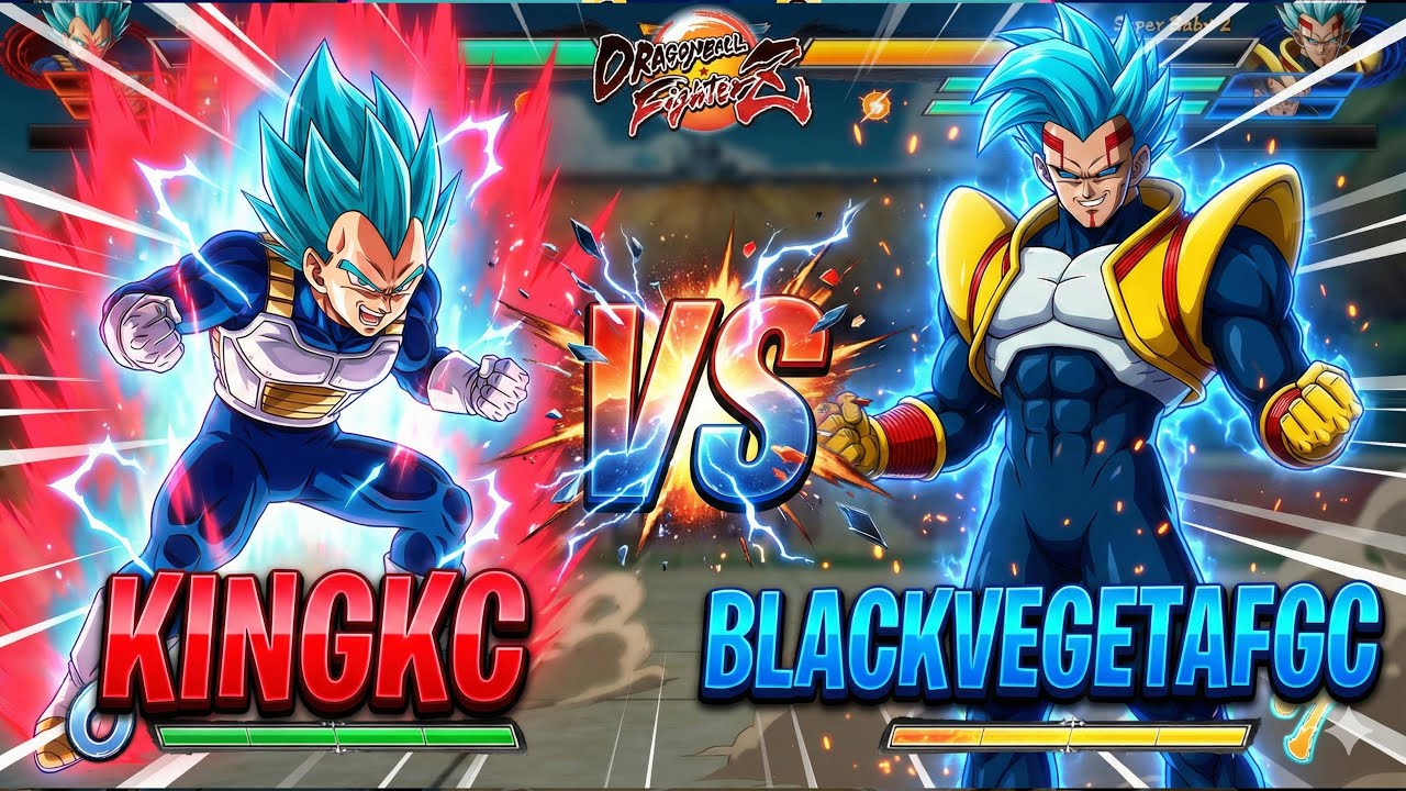 KINGKC VS BLACKVEGETAFGC | Dragon Ball FighterZ 