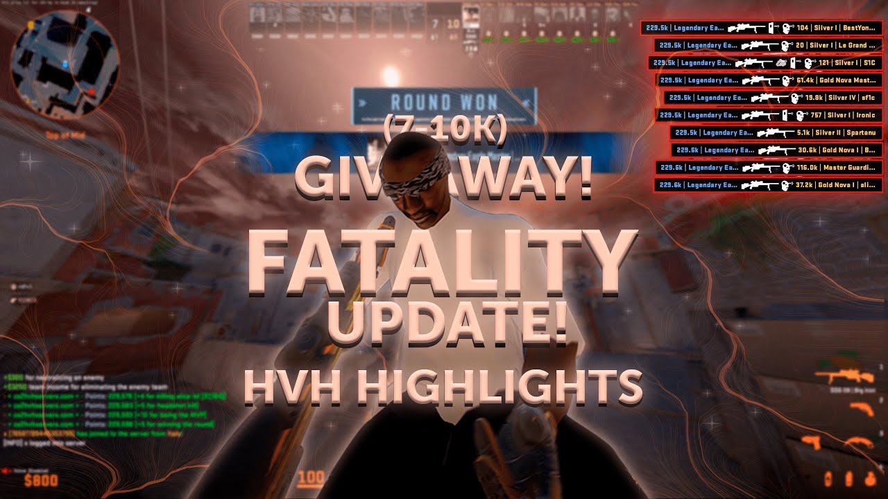 #cs2 FATALITY.WIN AFTER UPDATE! (7-10K) HvH Highlights №6 [FATALITY INVITE & SUB GIVEAWAY]