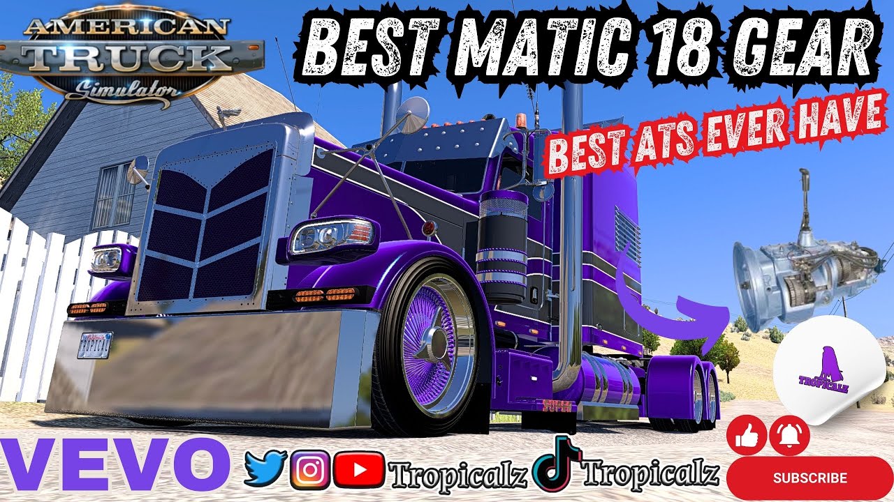 BEST MATIC 18 GEARBOX!!! AMERICAN TRUCK SIMULATOR