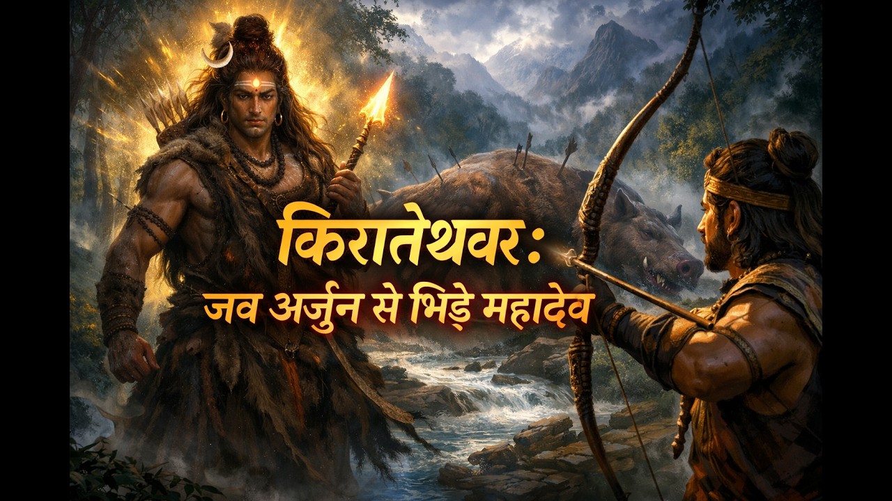 भगवान शिव बने शिकारी|अर्जुन और महादेव का अद्भुत युद्ध|किरातेश्वर अवतार कथा |पाशुपतास्त्र