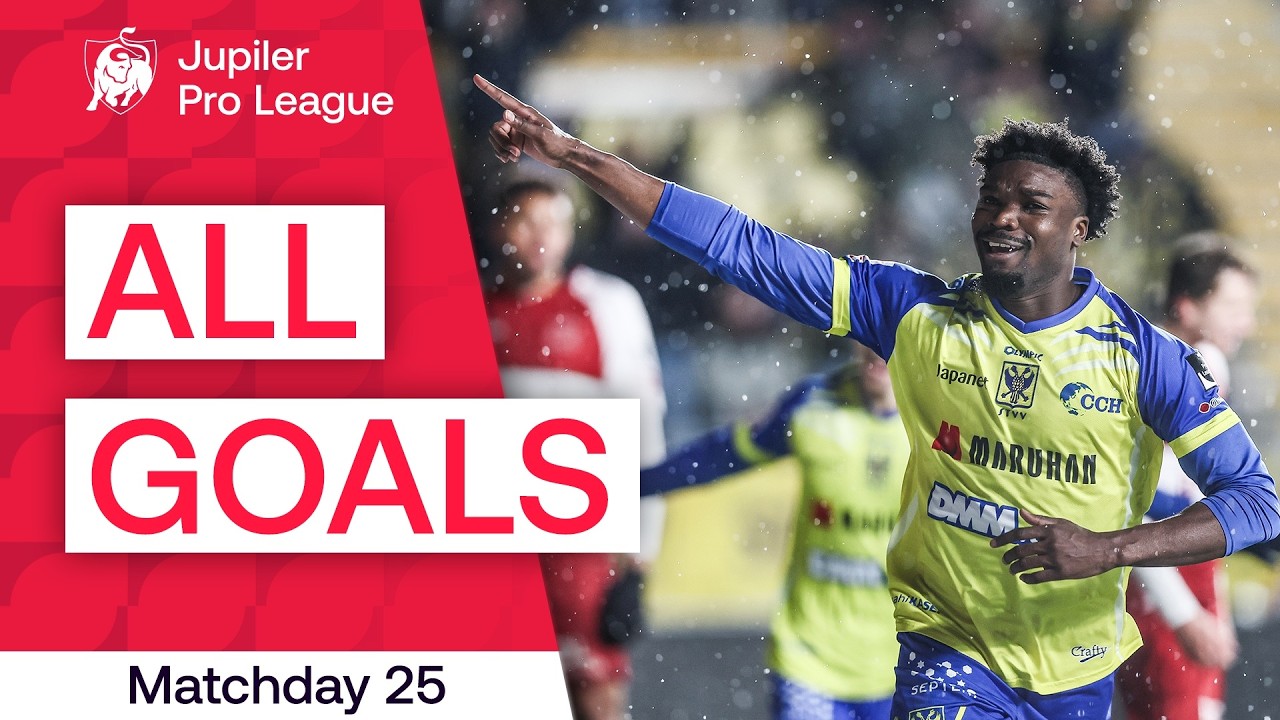 TOUS LES BUTS | Journ&eacute;e 25 - Jupiler Pro League