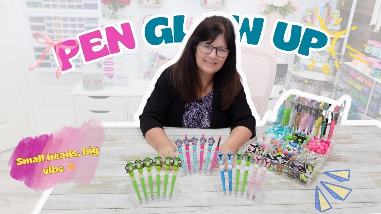 DIY Bead Pen Display for Craft Shows 💫 My 3 Top-Selling Beaded Pens