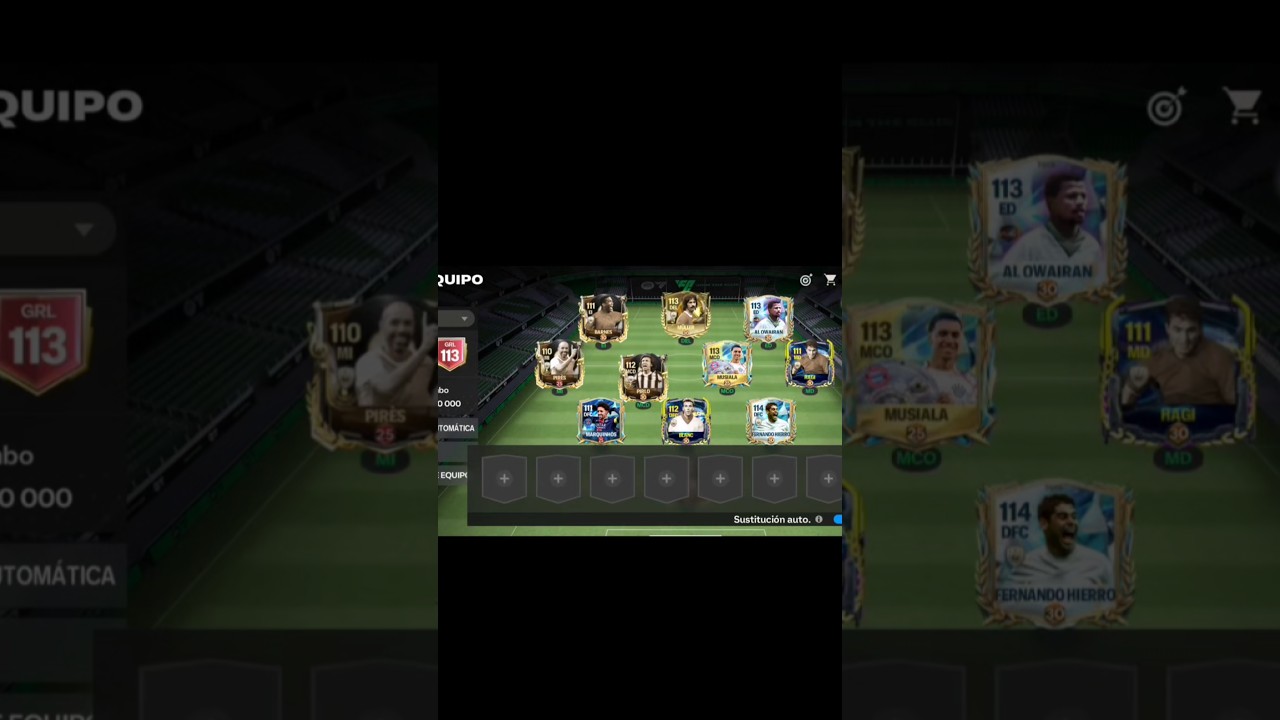 El mejor equipo full gratis sin gastar dinero #fcmobile25 #fcmobile #easport #fifa #easportsfc