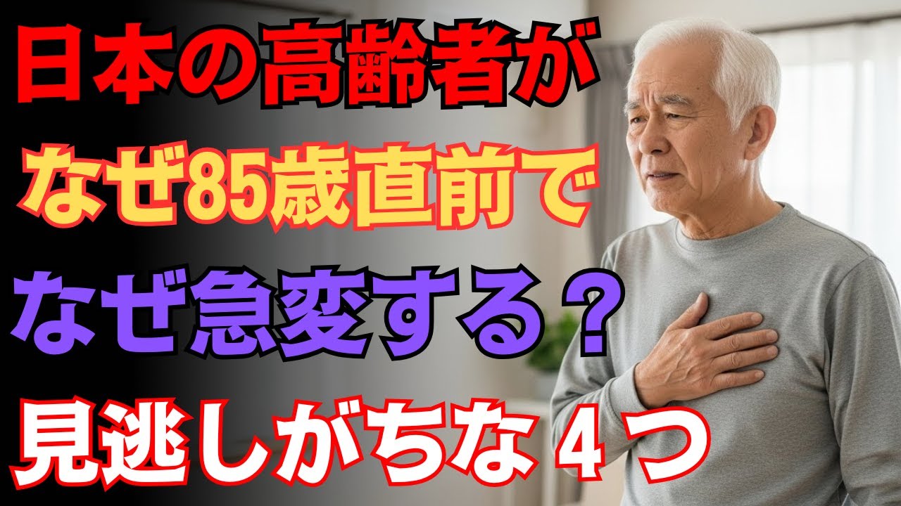 なぜ多くの人が８５歳目前で崩れるのか？７５歳から差が出る４つの落とし穴