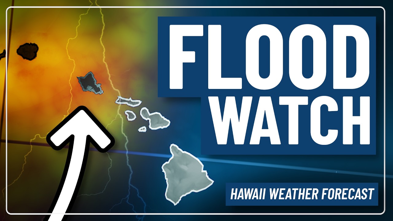 Flood Watch Issued for Oahu, Kauai Due to Thunderstorm and Heavy Rain Chance | Hawaii Weather Update