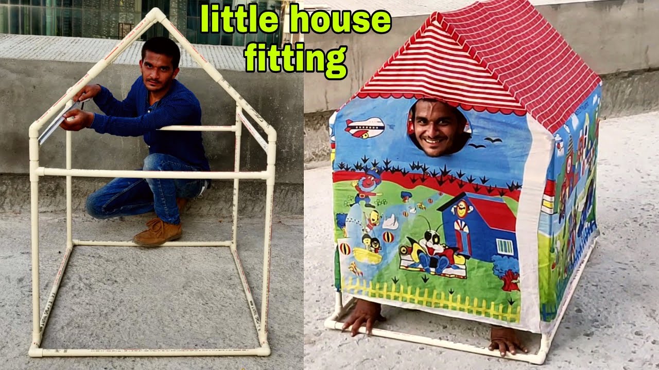 Easy Pvc Pipe House Idea Anyone Can Make. PVC Home Made Method.