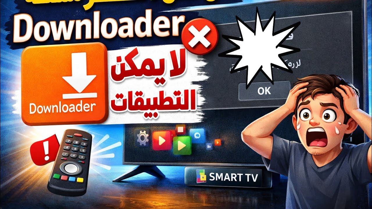 حل مشكلة عدم تثبيت التطبيقات من Downloader على التلفاز الذكي نهائياً ⚠️🥶#youtube