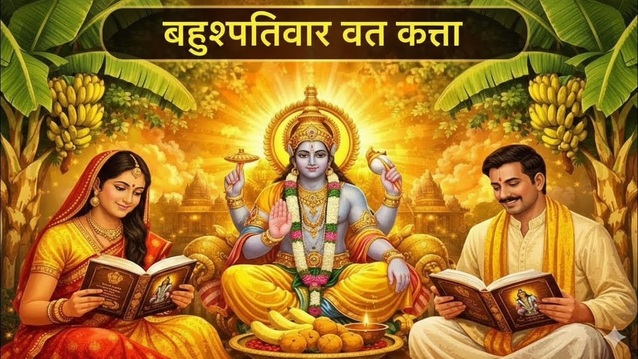 बृहस्पतिवार व्रत कथा | Brihaspativar Vrat Katha|Guruvar Vrat Katha|Jay Shree Hari Vishnu| Nikstoryz 
