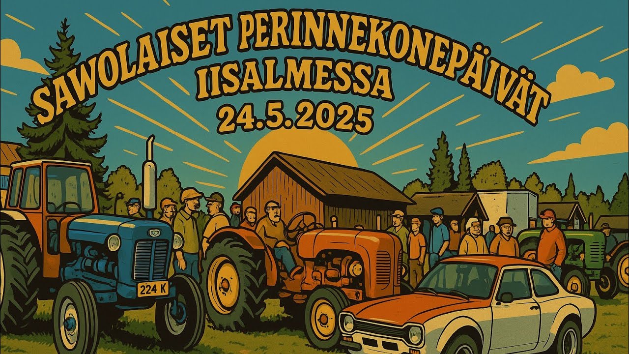 Sawolaeset Perinnekonepäevät Iisalmessa 24.5.2025