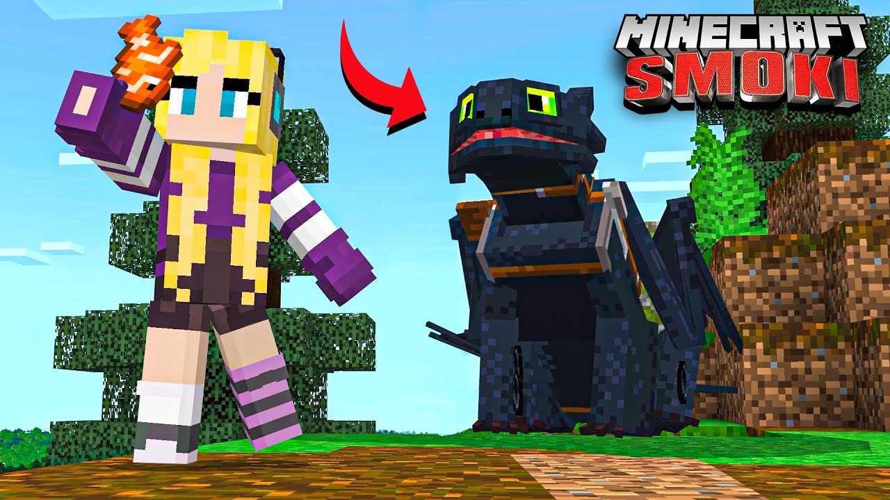 POSZUKIWANIA SZCZERBATKA 💎 JAK WYTRESOWAĆ SMOKA w MINECRAFT