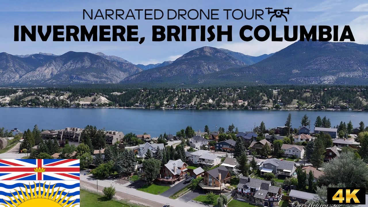 🌄 Invermere, British Columbia 🛩️🇨🇦  4K Drone