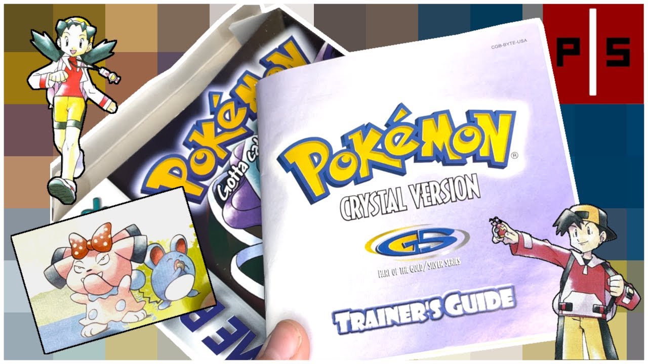 Pokemon Crystal Version | Manual Mania | Exploring Classic Video Game Manuals | The Pixel Slayers 4K