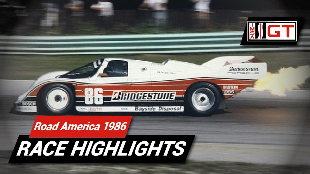 1986 Road America 500 Miles | IMSA Highlights