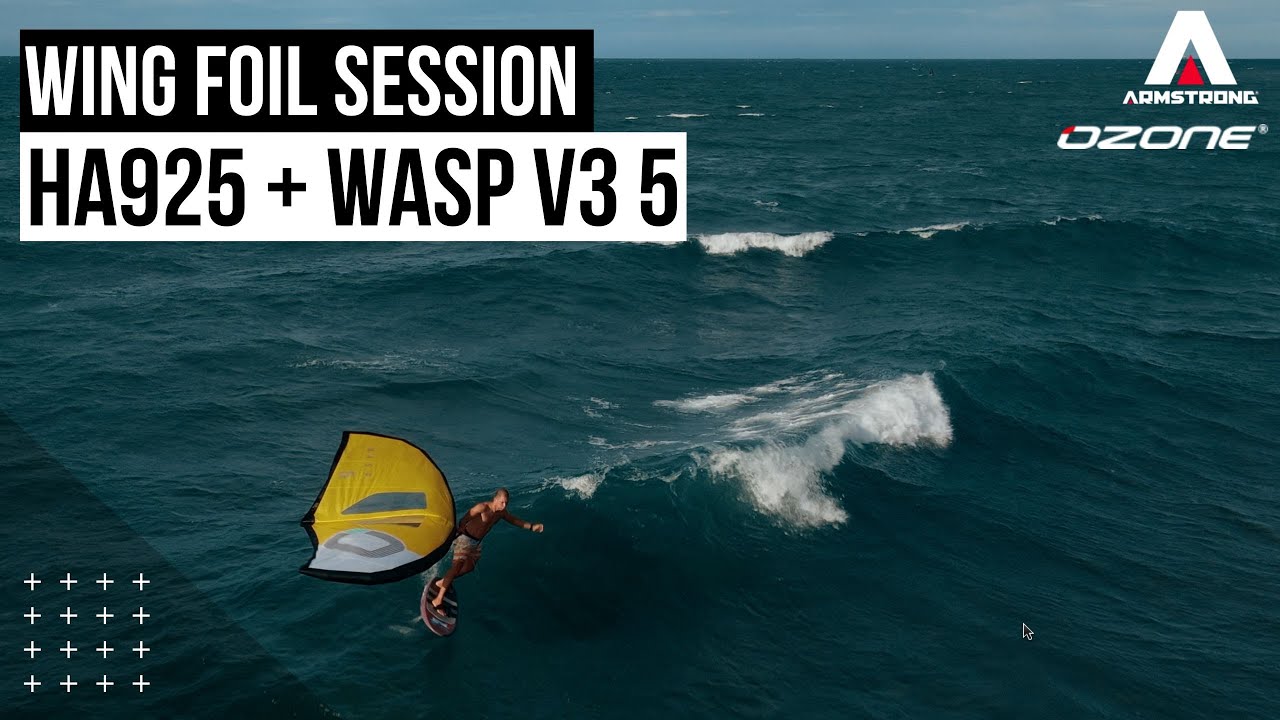 Wing Foil na Foz do Rio Ceará em Fortaleza - HA925 + Wasp V3