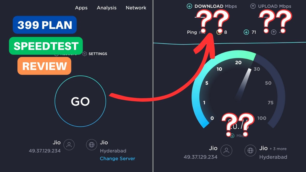 Jio Fiber 399 plan Speed Test  - Shocking Result | 30 mbps Plan Broadband