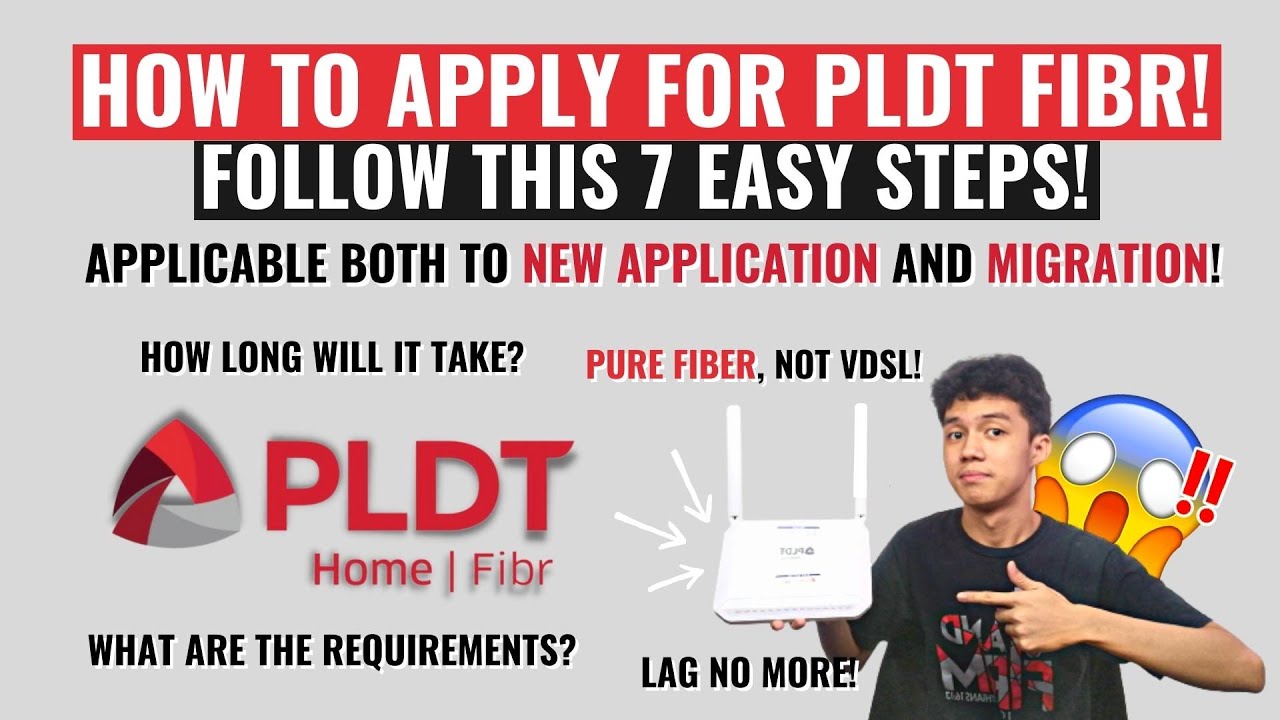 HOW TO APPLY FOR A PLDT FIBER SERVICE? FOLLOW THIS 7 EASY STEPS! | (TAGALOG TUTORIAL)