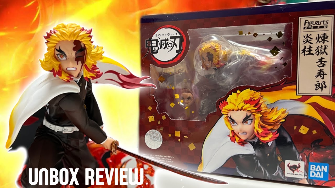 Figuarts Zero Demon Slayer Rengoku Flame Hashira Unbox Review フィギュアーツZERO 鬼滅の刃 煉獄杏寿郎 炎柱 レビュー iamToyo