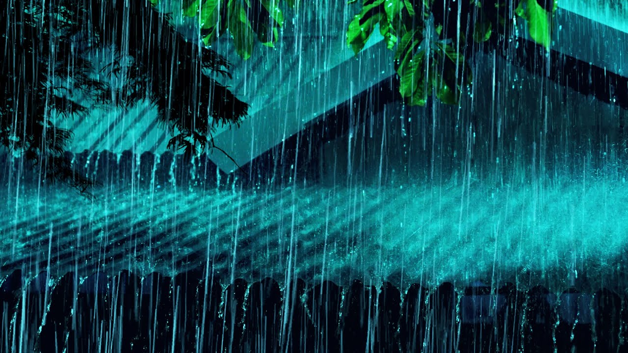 Relaxing Thunderstorm Sounds Under Tin Roof for Instant Calm