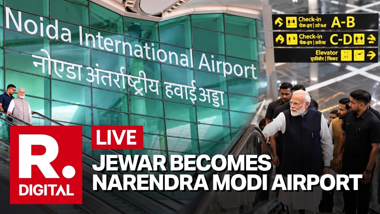 LIVE: Jewar Airport to Be Named &lsquo;Narendra Modi International Airport&rsquo; | BIG UP Naming Row
